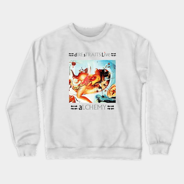 Vintage Dire Straits Alchemy Crewneck Sweatshirt by BanyakMau